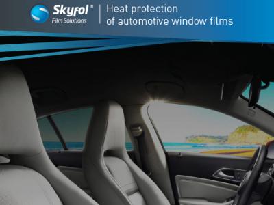 Heat protection of automotive window films